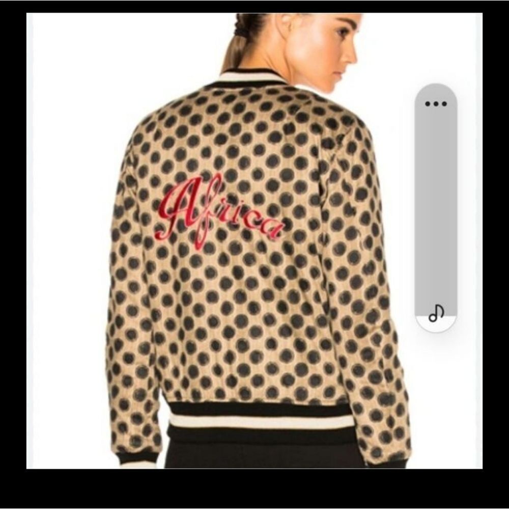 Isabel Marant Black And Tan Reversible Bomber Jacket Seen In Series Shrinking